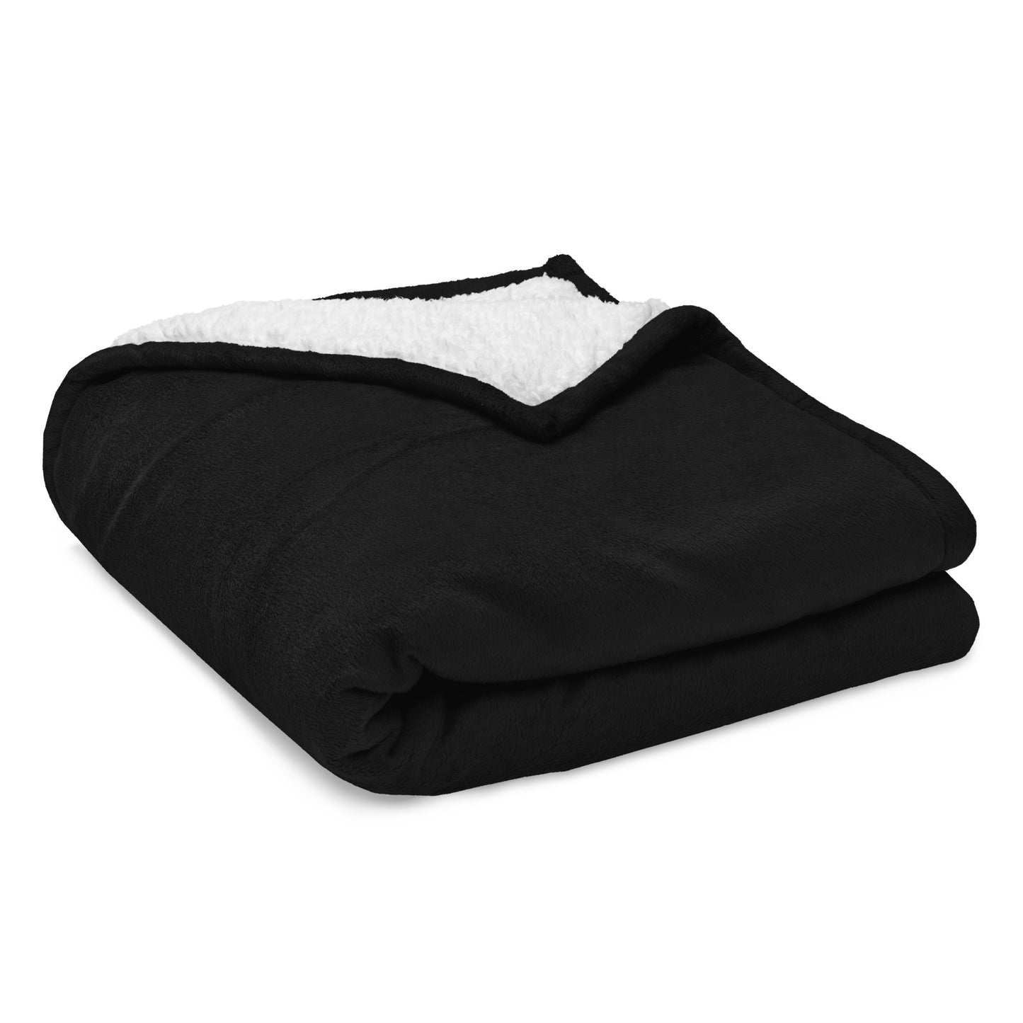 Sherpa Blanket Premium Throw Blanket Black White