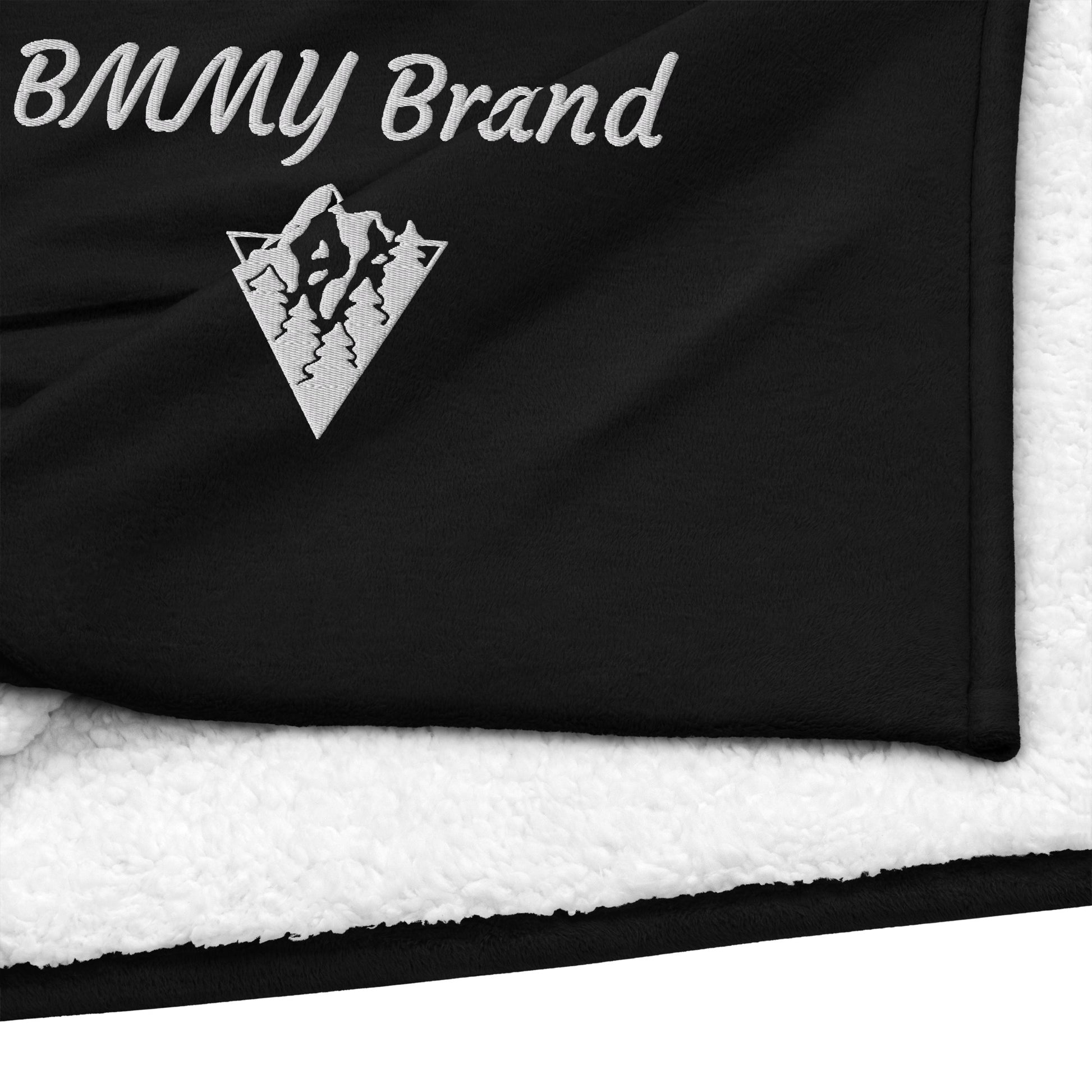 Sherpa Blanket Premium Throw Blanket Black White