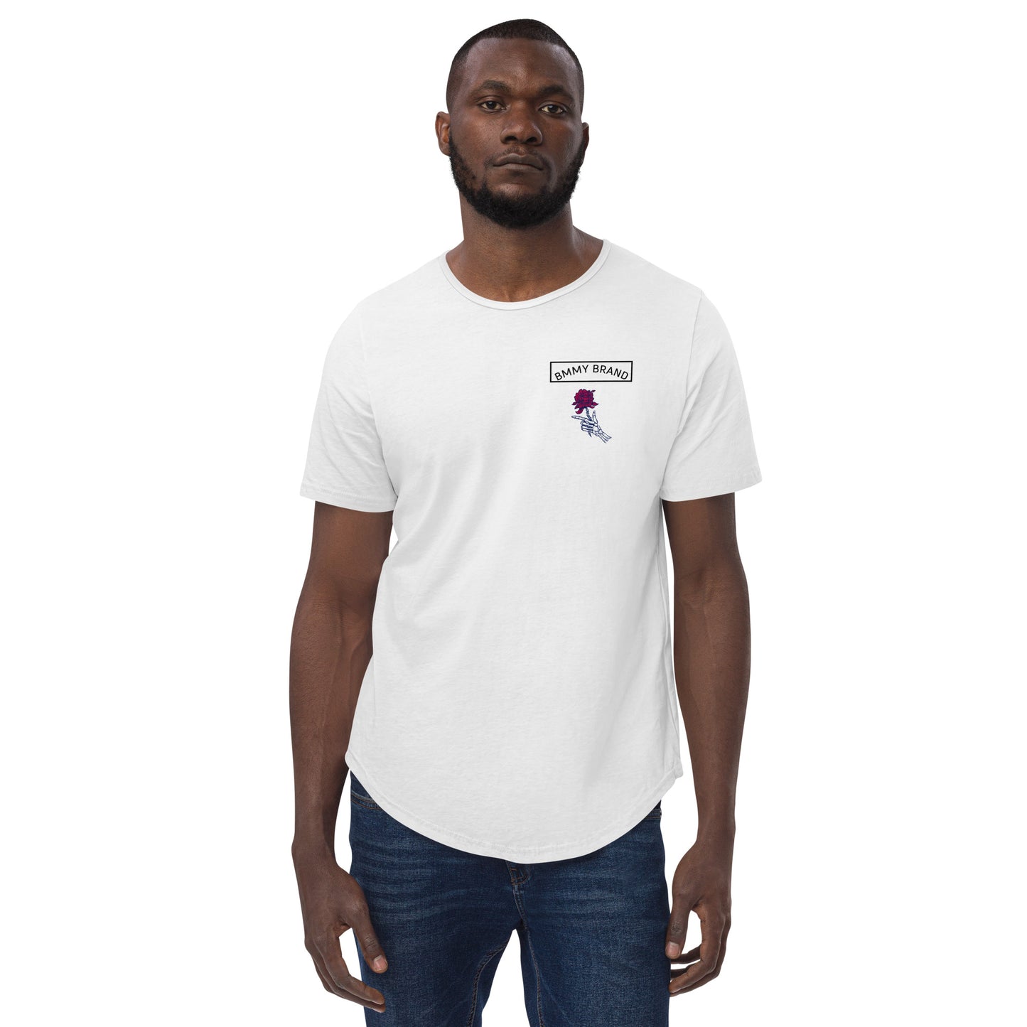 BMMY Brand Men's Curved Hem T-Shirt