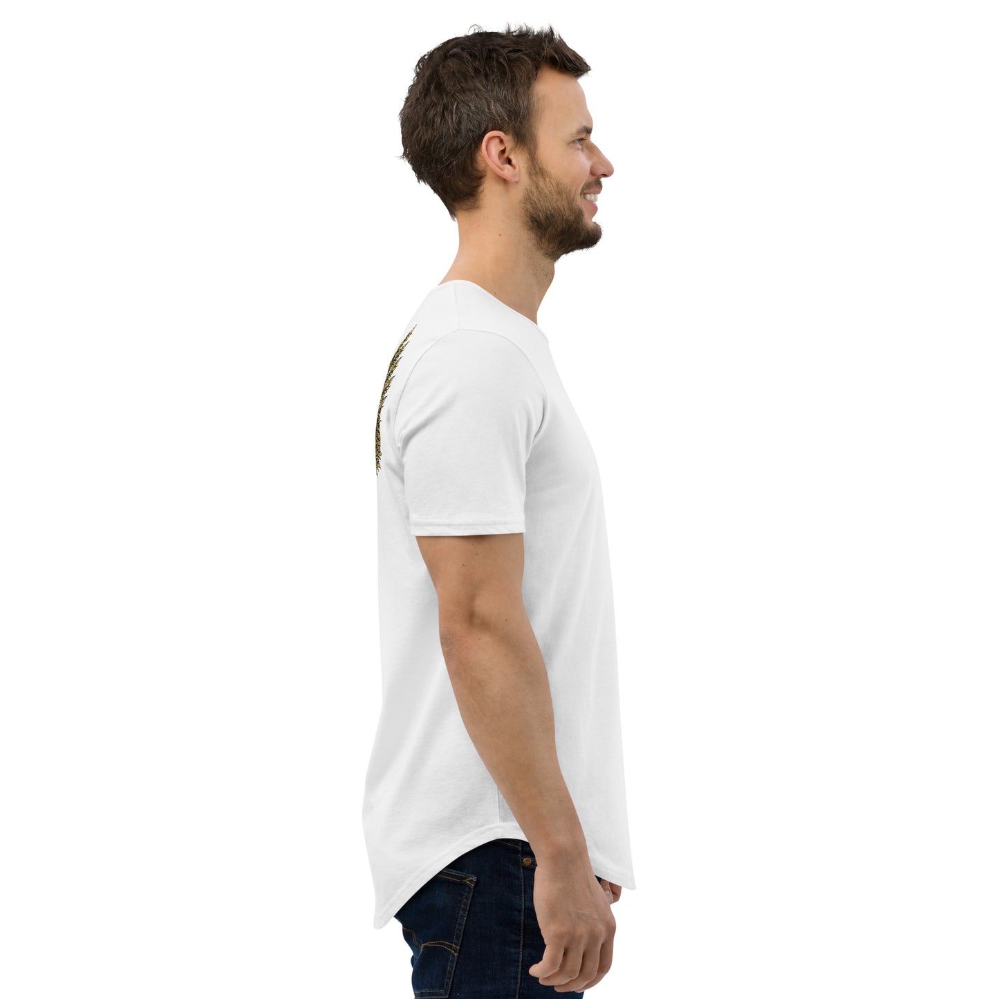 BMMY Brand Men's Curved Hem T-Shirt