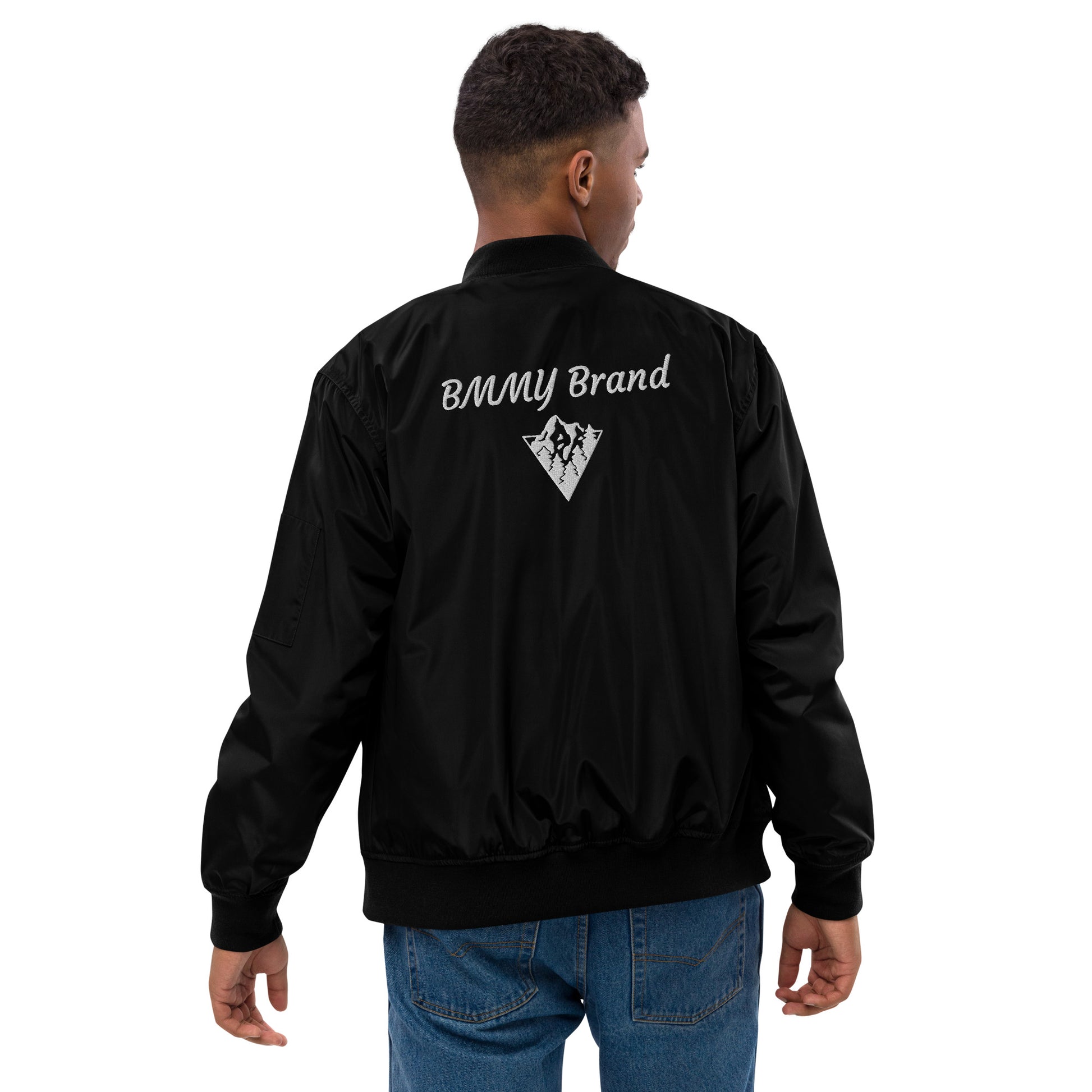 Bomber Jacket Premium Recycled Material Black