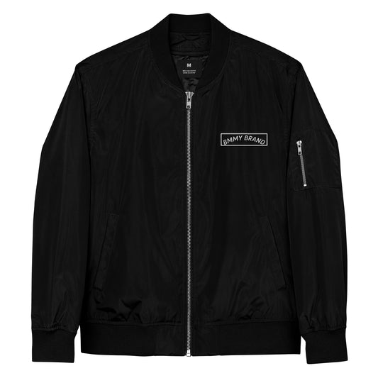 Bomber Jacket Premium Recycled Material Black