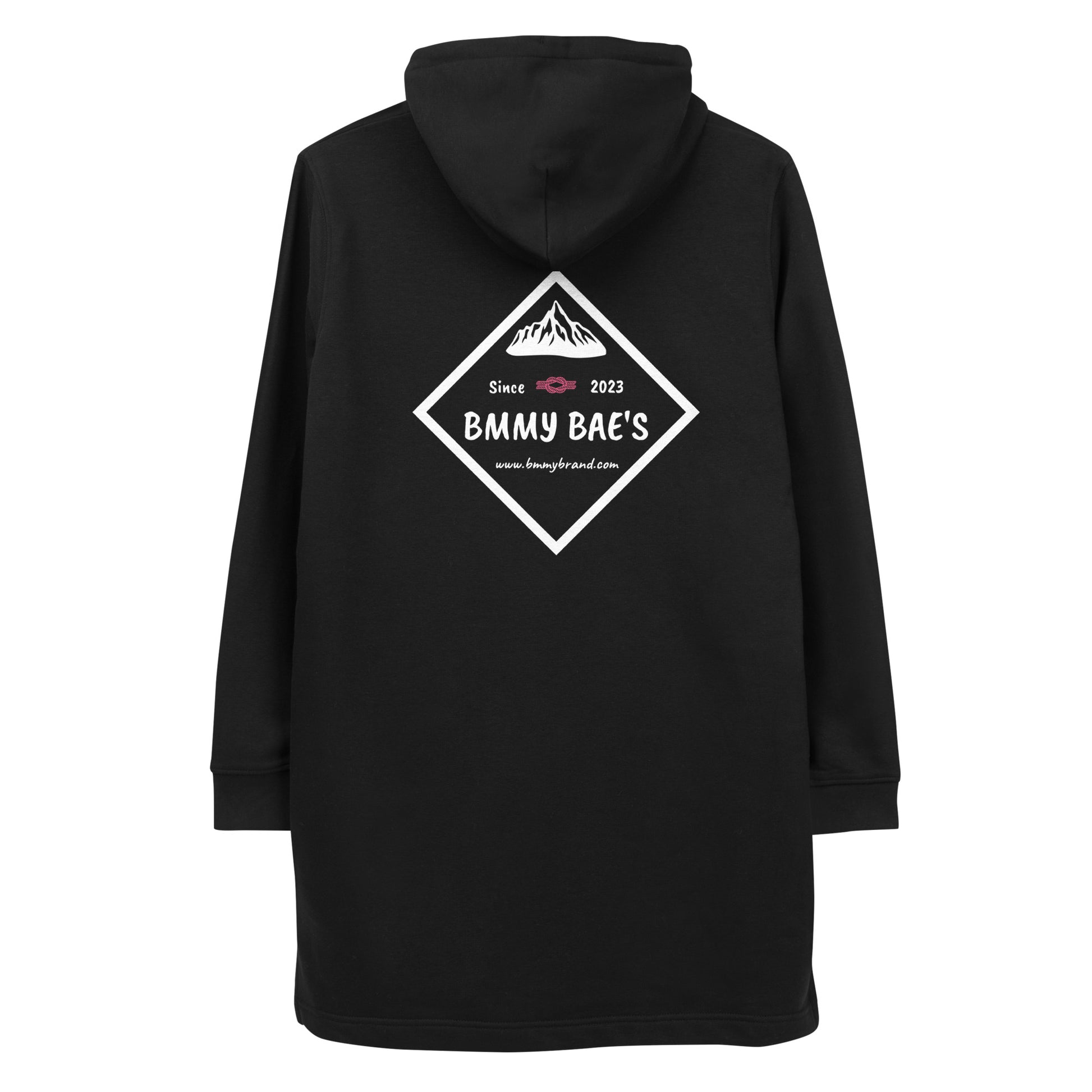 BMMY Women's Juniors Hoodie Dress Black