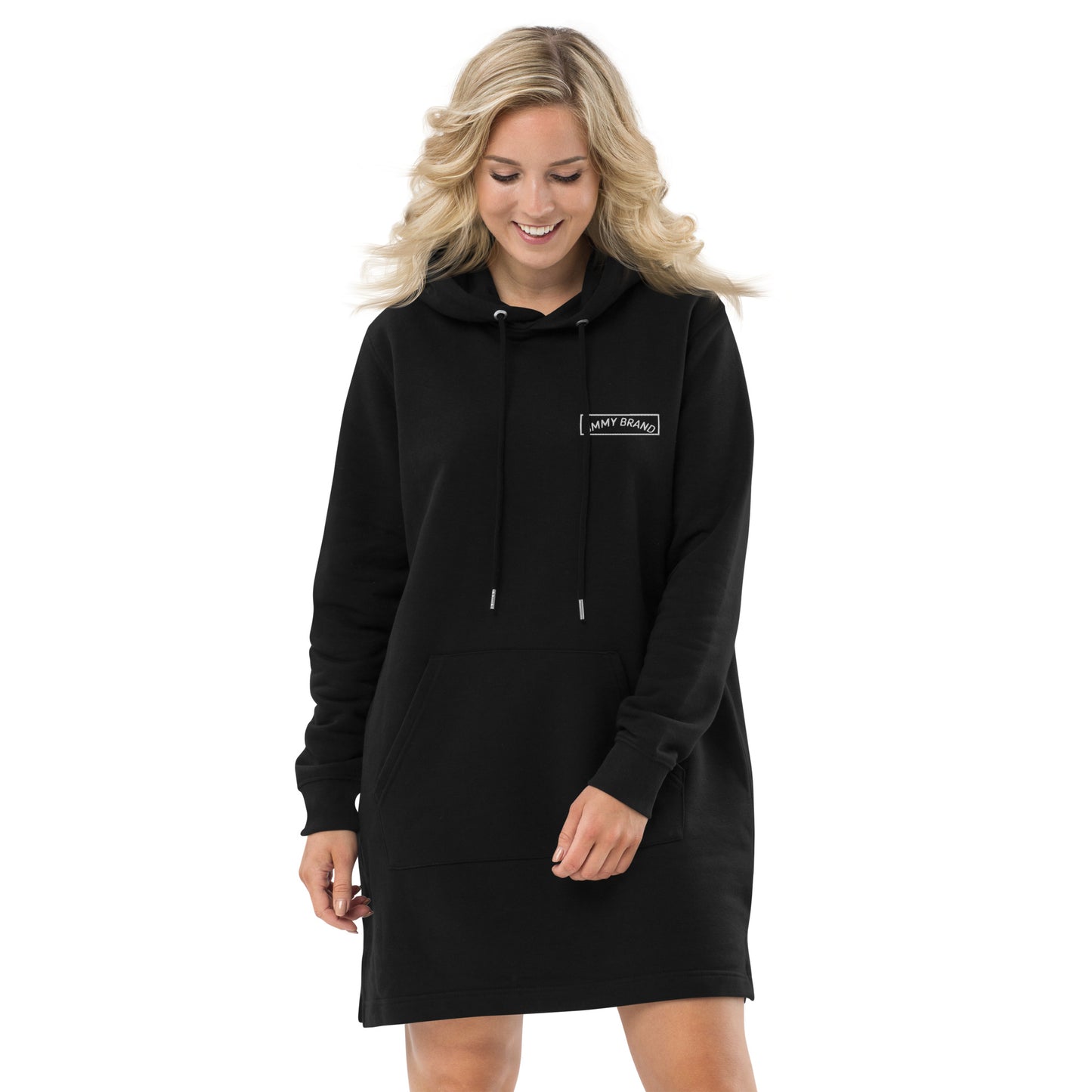 BMMY Women's Juniors Hoodie Dress Black