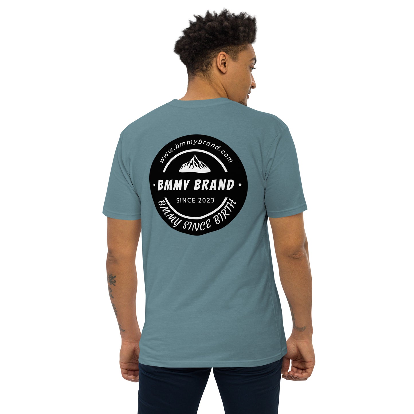 Men’s Premium Heavyweight Tee T-shirt Agave Blue Green