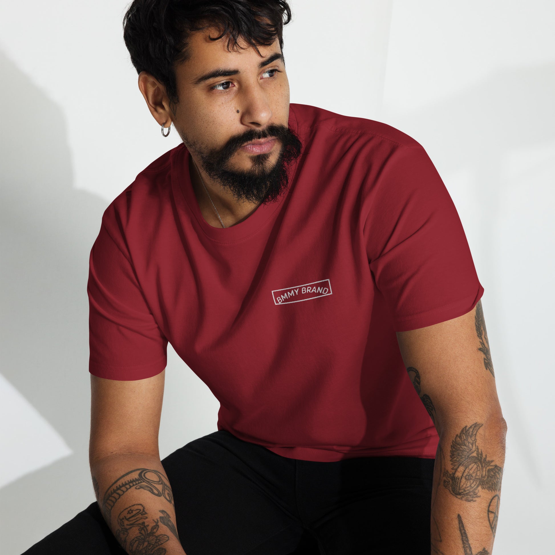 Men’s Premium Heavyweight Tee T-shirt Brick Red