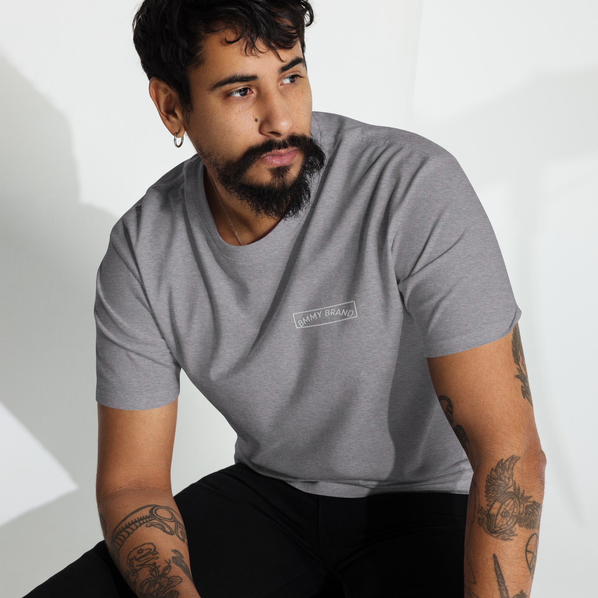 Men’s Premium Heavyweight Tee T-shirt Carbon Grey