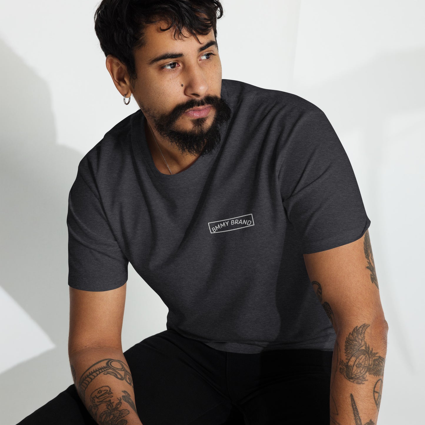 Men’s Premium Heavyweight Tee T-shirt Charcoal Heather