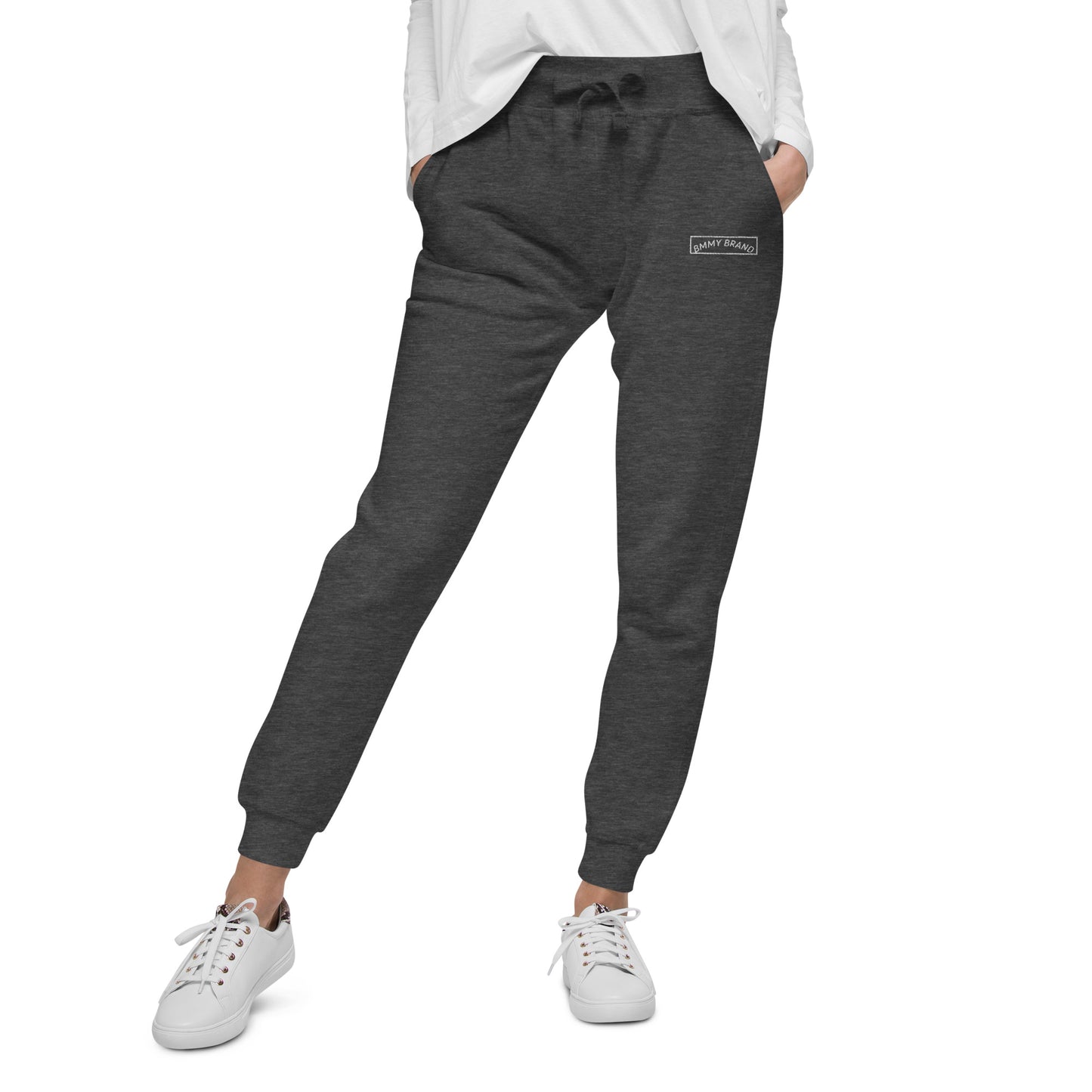 Sweatpants Fleece Unisex Joggers Charcoal