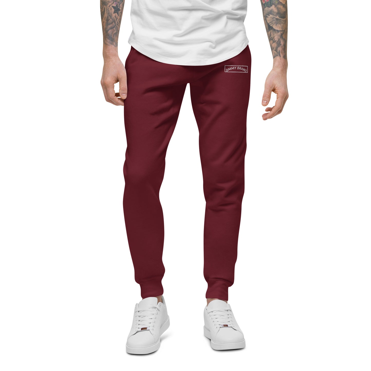 Sweatpants Fleece Unisex Joggers Maroon