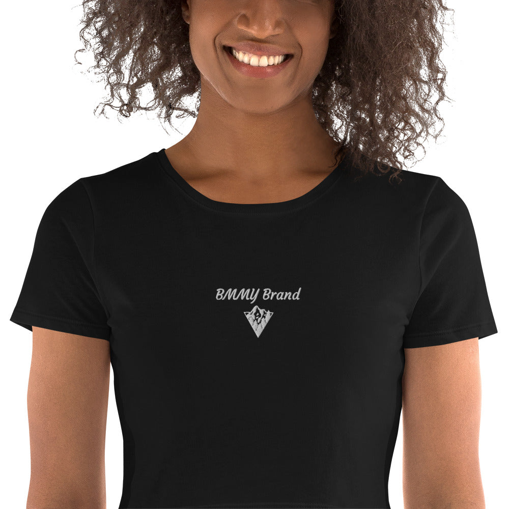 Women's T-shirt Crop Top Black